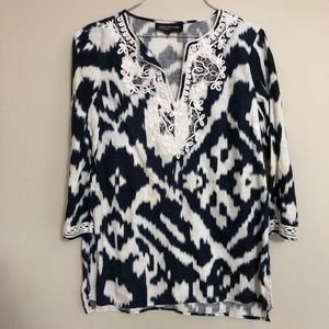 Jones New York Signature S Linen blouse